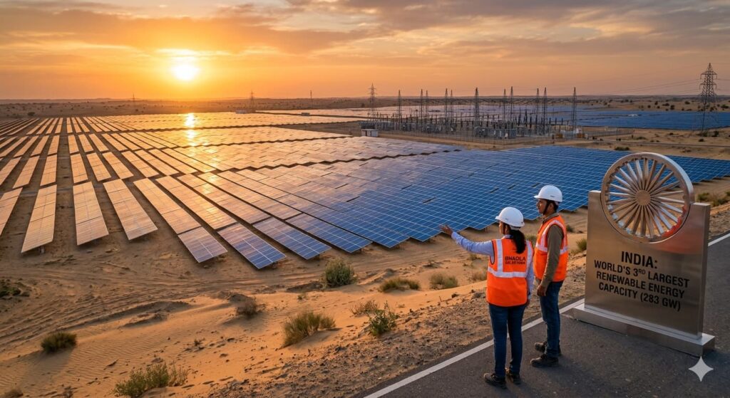 India Third Largest Renewable Energy Powerhouse