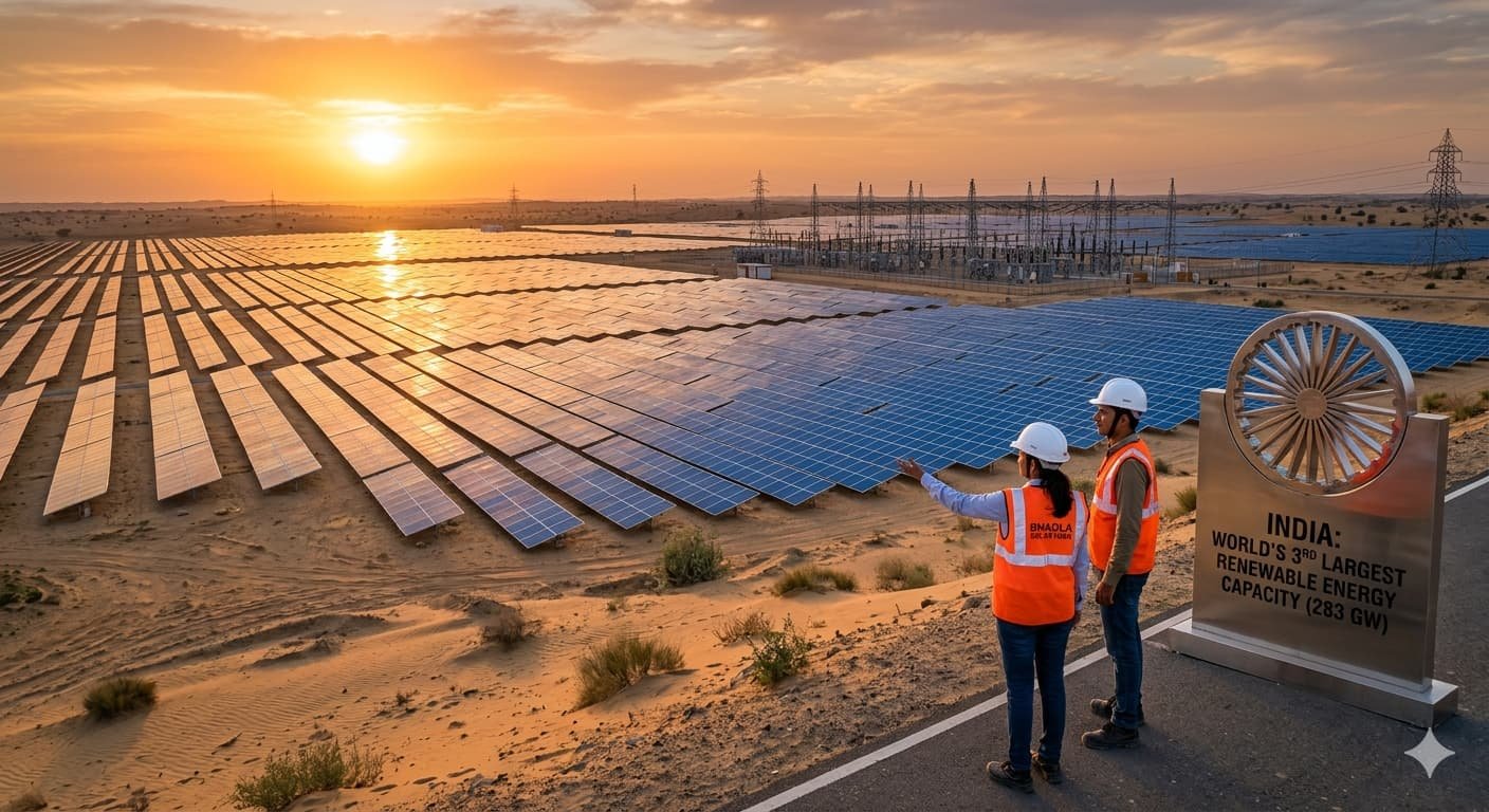 India Third Largest Renewable Energy Powerhouse