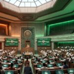 nfographic showing the projected increase of Lok Sabha seats across Indian states.