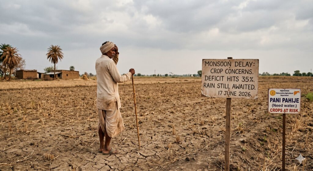 Monsoon Delay Sparks Crop Concerns; Deficit Hits 35%