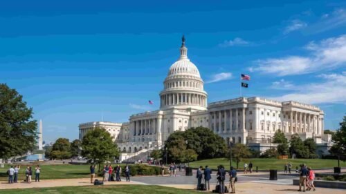 e U.S. Capitol building in Washington D.C. where lawmakers are requesting security briefings.
