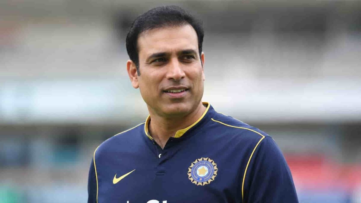 VVS Laxman during a cricket training session at the BCCI Centre of Excellence.