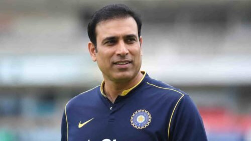 VVS Laxman during a cricket training session at the BCCI Centre of Excellence.